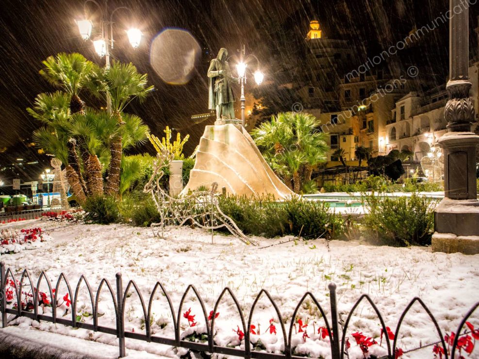 snow in amalfi coast marlon losurdo pictures